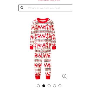 Hanna Andersson Christmas Long Pajamas size 6-7